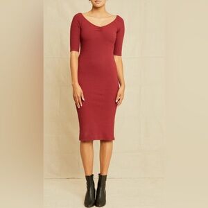 Amour Vert Amara Paris Rib Dress